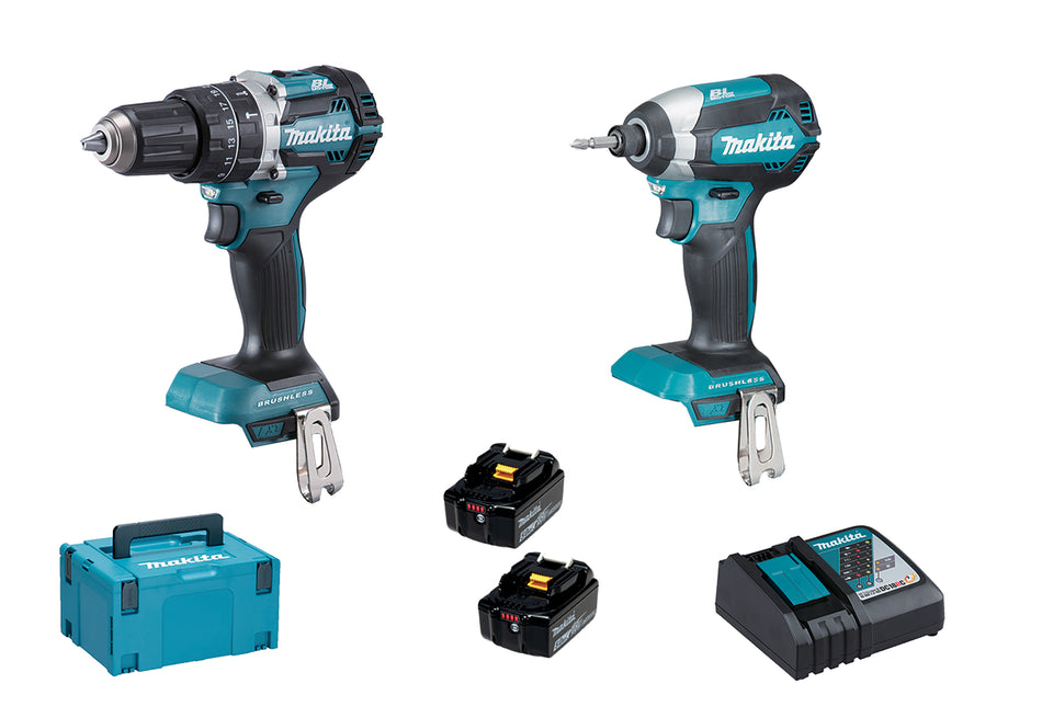 Makita DLX2549TJ 18 Volt Brushless Twin Pack