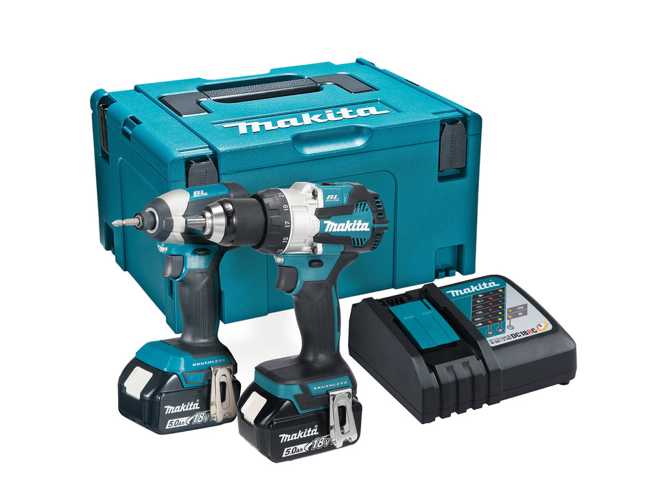 Makita DLX2507TJ 18 Volt Brushless Twin Pack