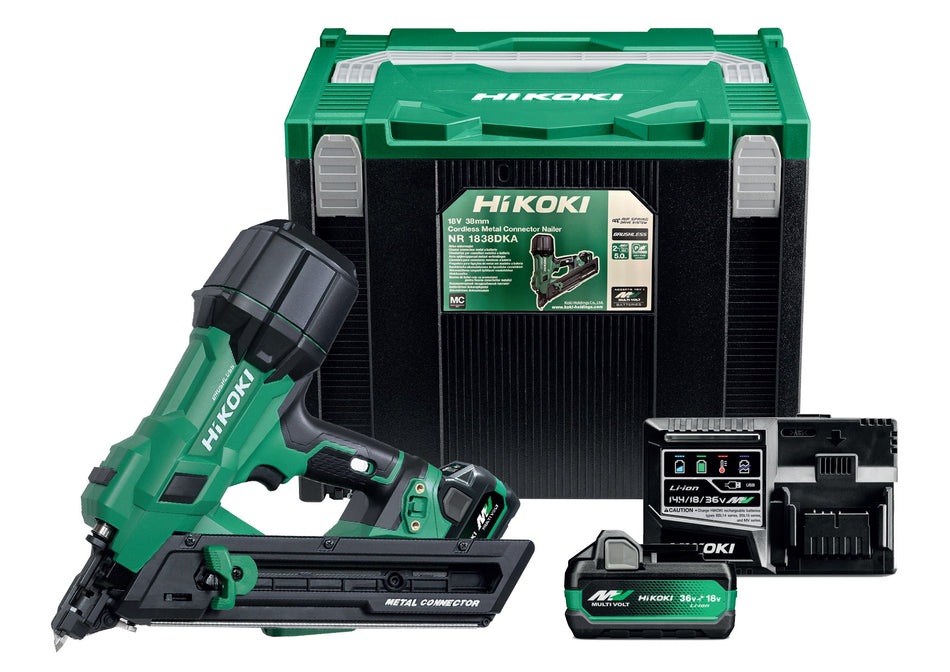 Hikoki NR1838DKAJXZ Metal Connector Nailer