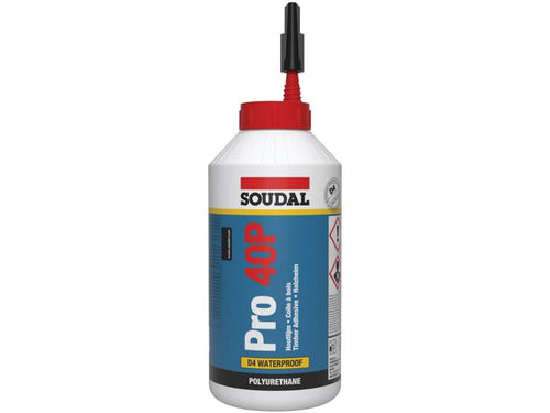 Soudal PRO40P D4 Water Resistant PU Glue - 750ml