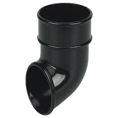 Floplast 68mm Round Black Downpipe Shoe